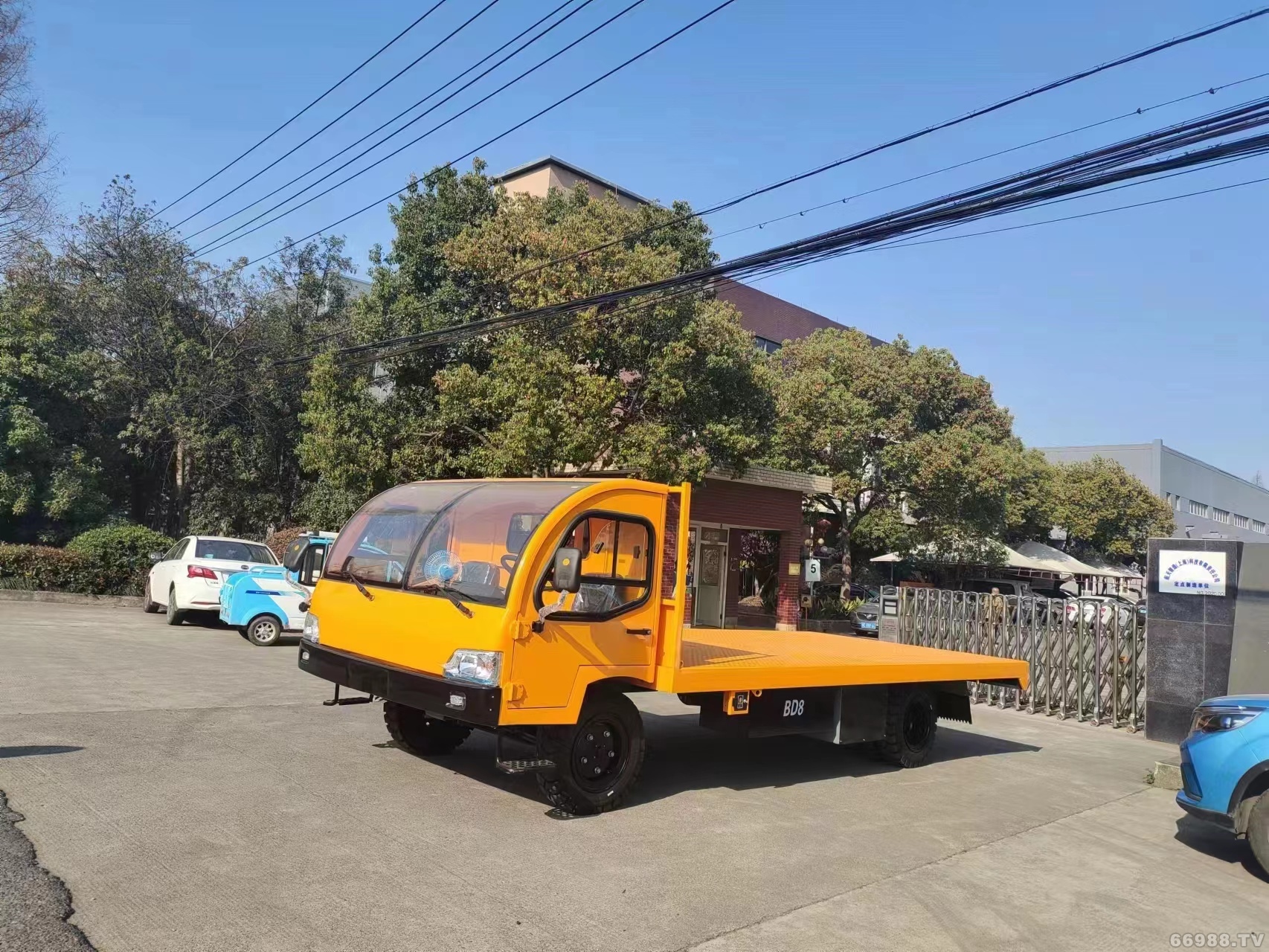 駕駛式5噸電動平板貨車